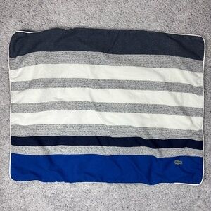 Lacoste Pillow Case Nautical Stripes Basic Classic Travel College Dorm Preppy
